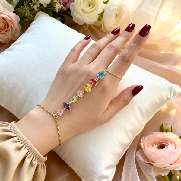 HUES OF HER HANDCHAIN