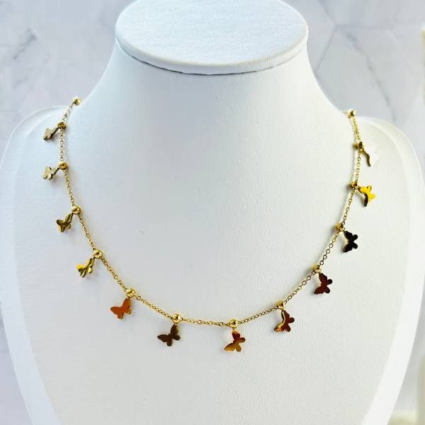 BUTTERFLY CHARM NECKLACE