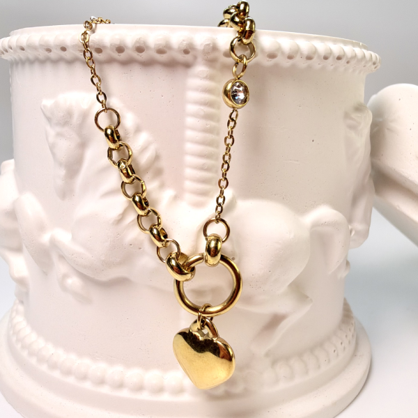 HEART LINK CHARM