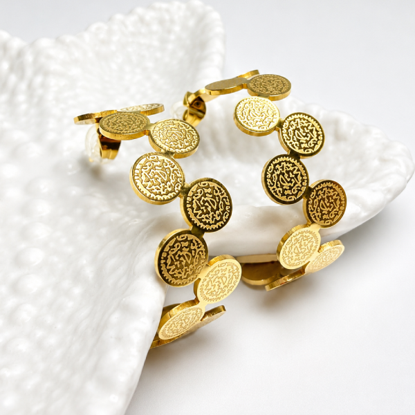 CALLIGRA LOOP EARRINGS